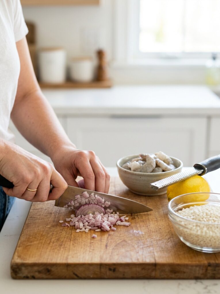 Shrimp spinach risotto recipe pr… 202605182324