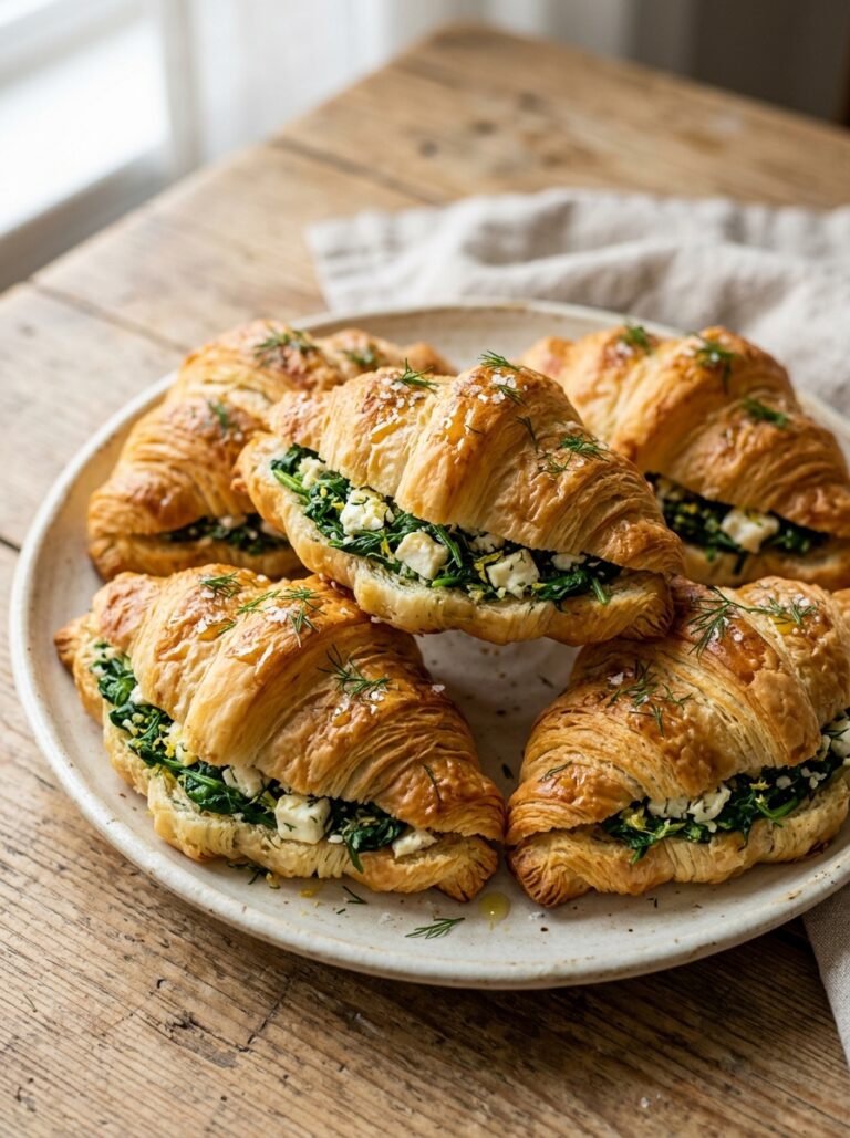 Mediterranean spinach feta breakfast croissants recipe 17 Spinach feta breakfast croissants 202605121541