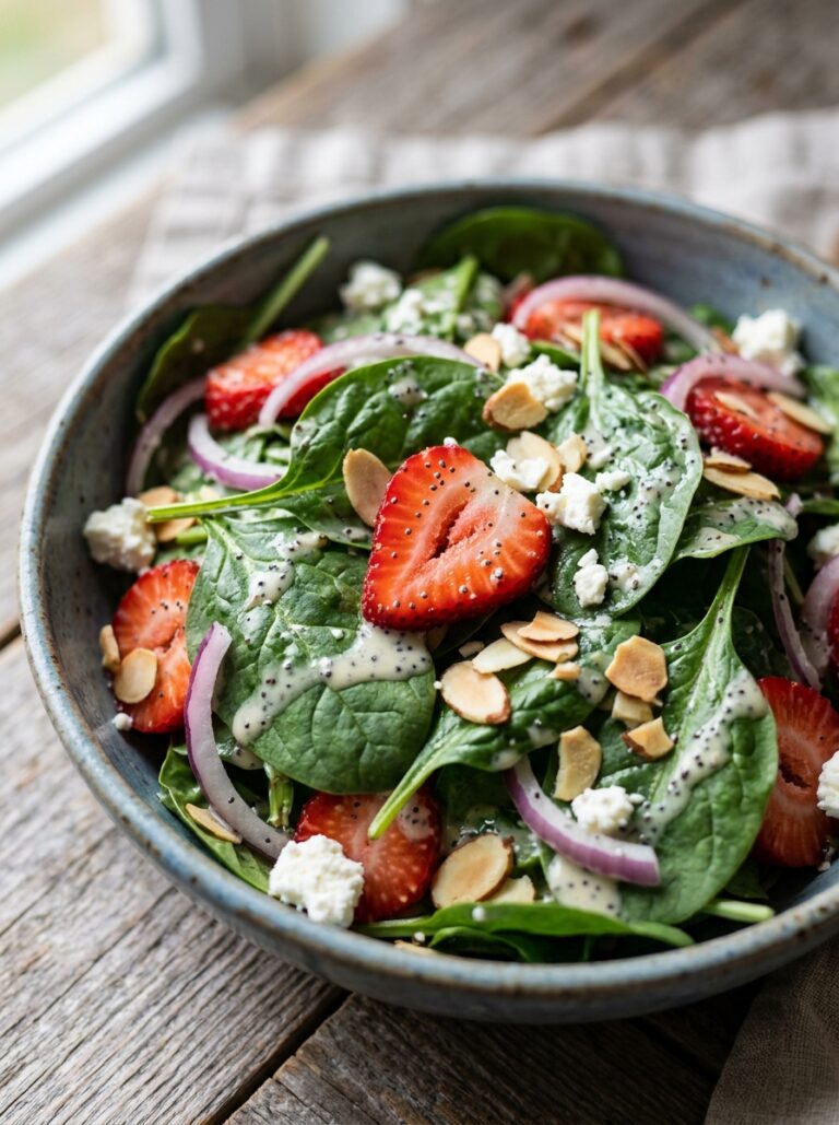 Strawberry Spinach Salad Poppyseed Dressing 17 Strawberry spinach salad poppyse… 202606091714