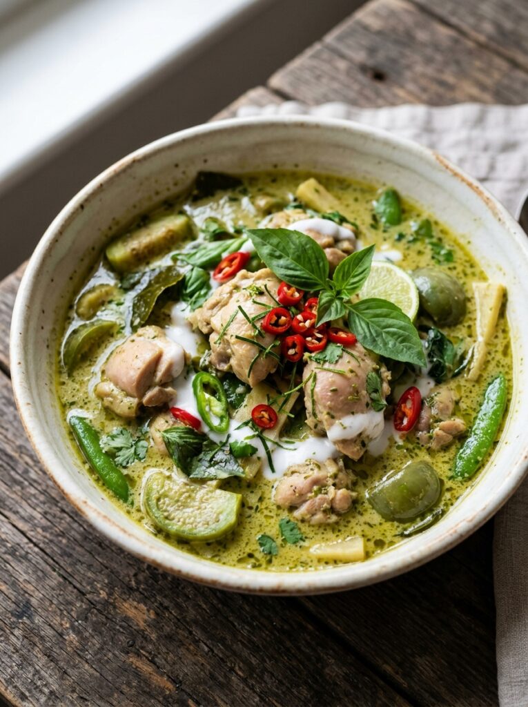 Thai Green Curry Chicken Coconut: Authentic Homemade Recipe 12 Thai green curry chicken 202606111739