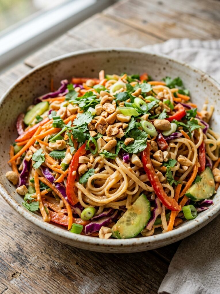Thai Peanut Noodle Salad Crunchy 12 Thai peanut noodle salad 202606091730