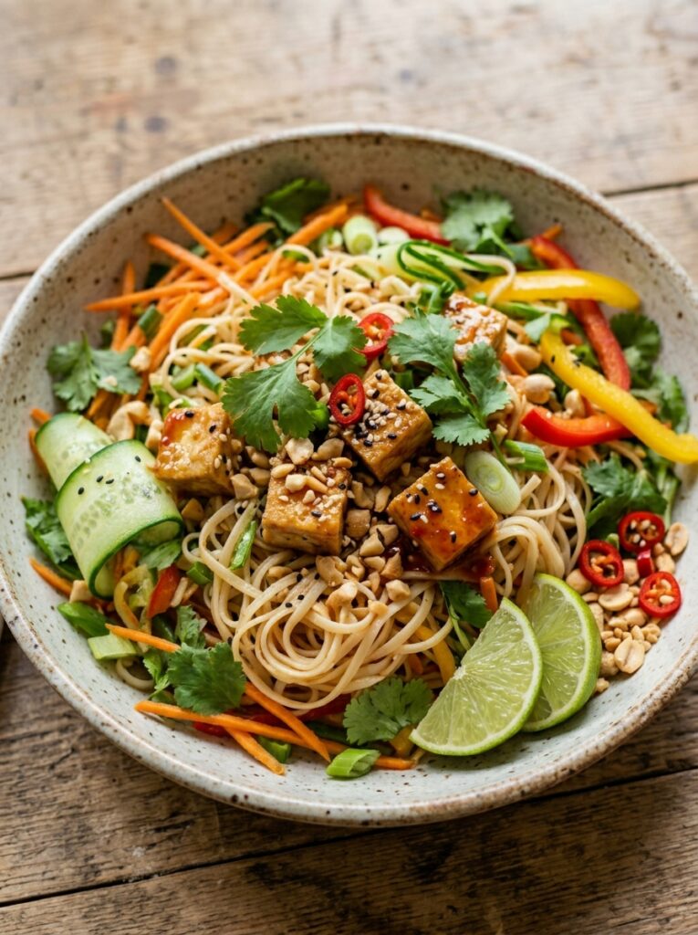 Thai sweet chili tofu noodle 202606062006