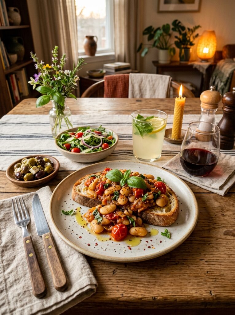 Mediterranean Tomato Basil Butter Beans on Toast Recipe 15 Tomato basil butter beans toast 202605121555 2