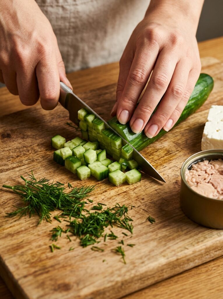 Tuna cucumber boats recipe 202605241521