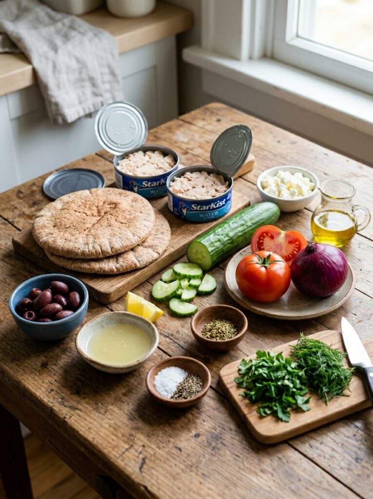 easy mediterranean tuna cucumber pita recipe 13 Tuna cucumber pita recipe ingred… 202605121600