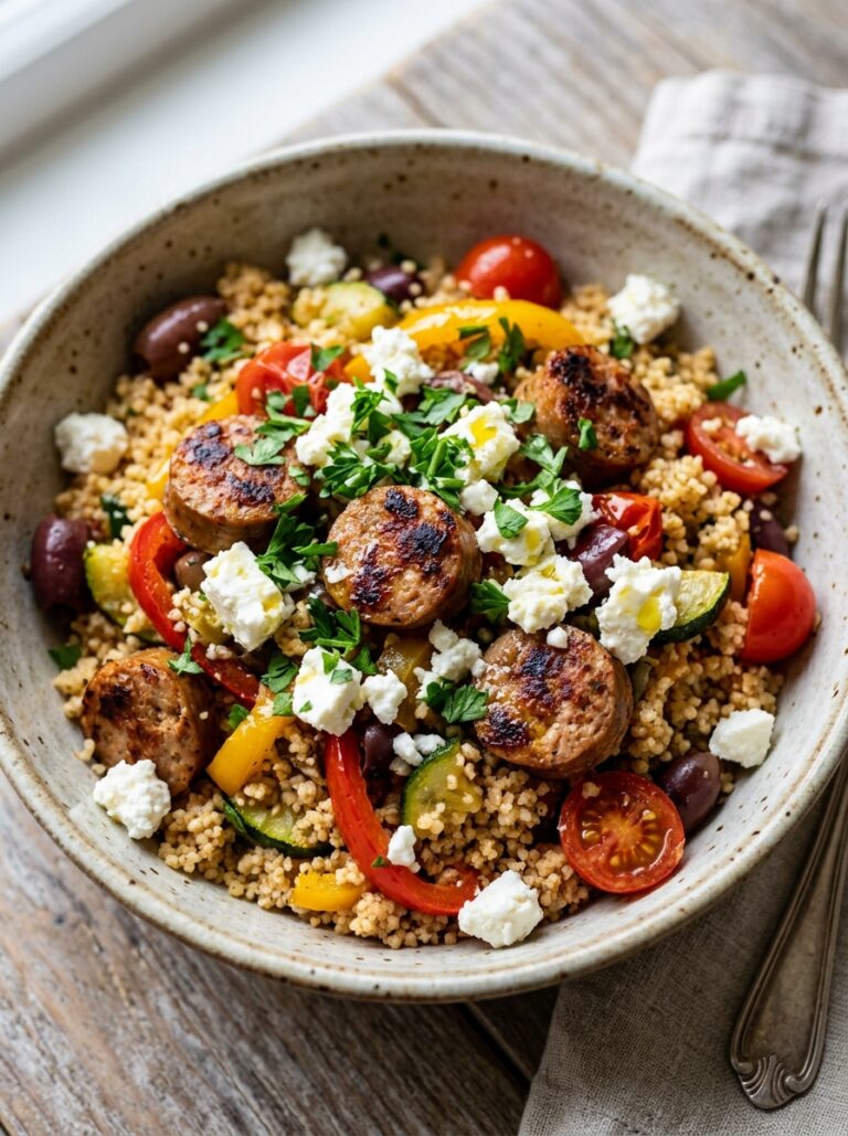 Mediterranean Turkey Sausage Couscous Bowls Recipe: A Flavorful, Healthy Meal 17 Turkey sausage couscous bowls 202605221914