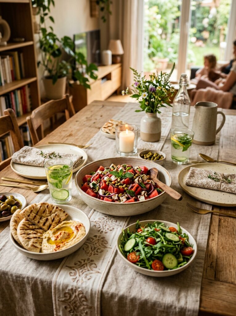 Watermelon Feta Mint Salad Balsamic: Refreshing Summer Recipe 15 Watermelon feta mint salad setup 202606091701