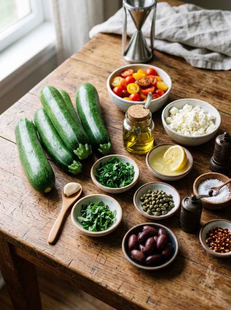 Zucchini noodle salad ingredient… 202605082009
