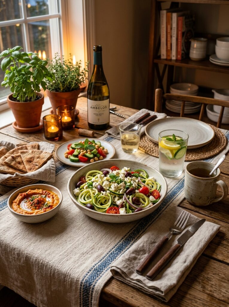 Mediterranean Zucchini Noodle Salad with Feta and Olives Recipe 15 Zucchini noodle salad with feta 202605021623 1